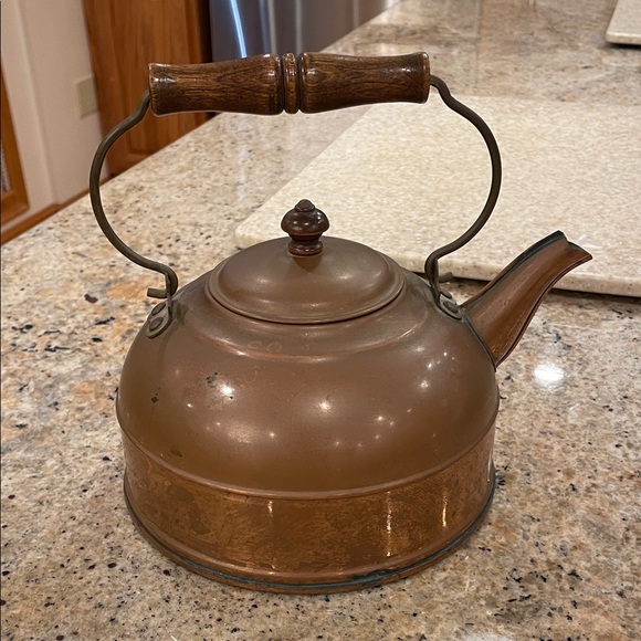 Revere Ware Other - Revere Ware Vintage Copper Teakettle Rome NY USA - 81 Teapot Decorative Patina